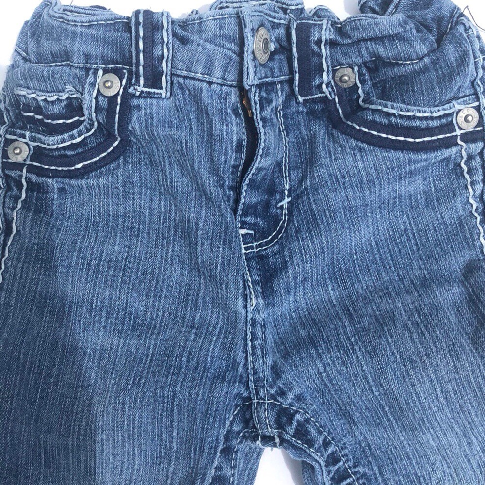 Levis Baby Girl 24 Months Jeans Adjustable Waist - Picture 3 of 6